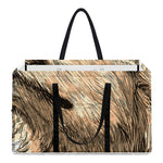 Labrador Retriever And Puppy Print Utility Tote Bag