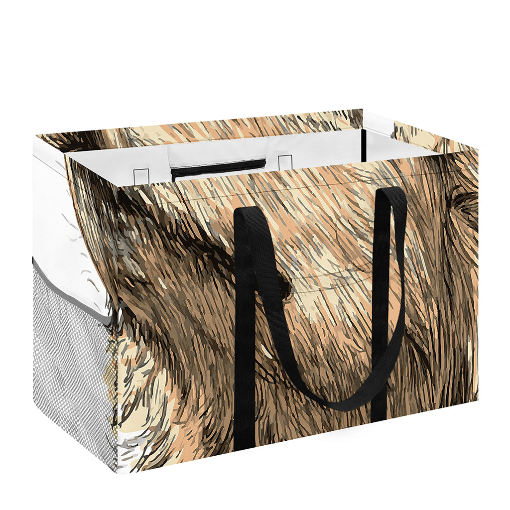 Labrador Retriever And Puppy Print Utility Tote Bag