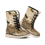 Labrador Retriever And Puppy Print Winter Boots