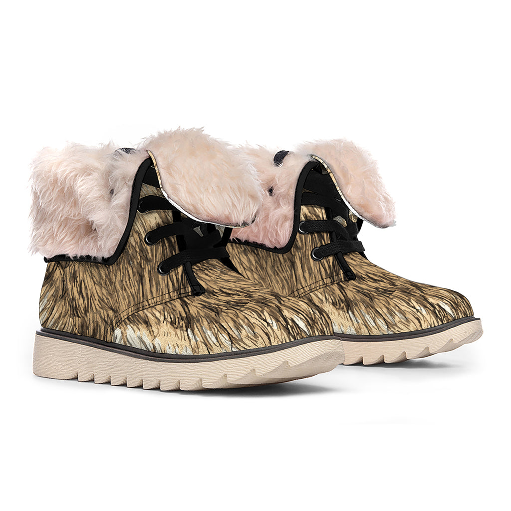 Labrador Retriever And Puppy Print Winter Boots