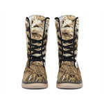 Labrador Retriever And Puppy Print Winter Boots