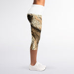 Labrador Retriever And Puppy Print Women's Capri Leggings