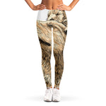 Labrador Retriever And Puppy Print Women's Leggings