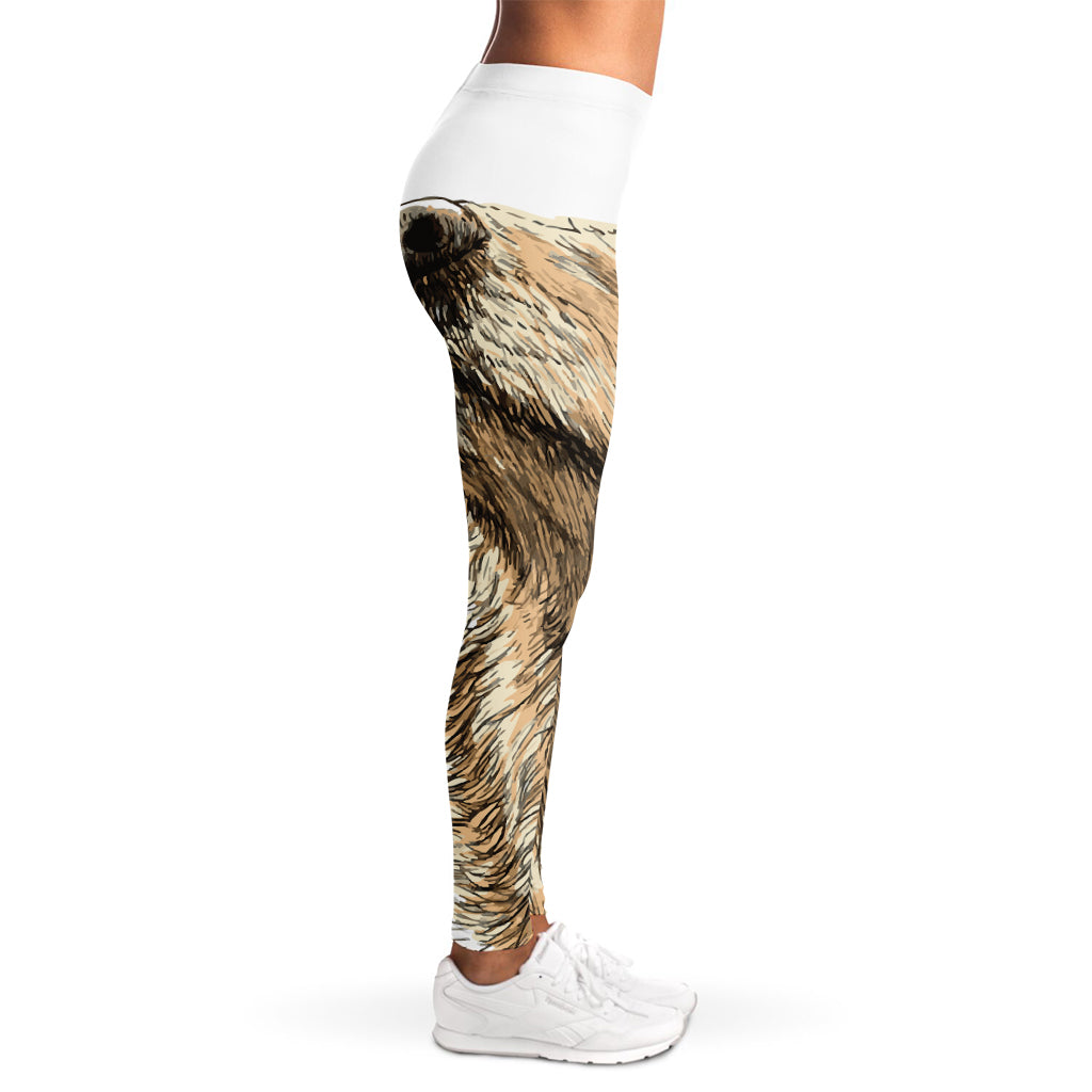 Labrador Retriever And Puppy Print Women's Leggings
