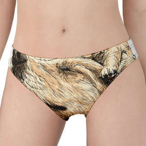 Labrador Retriever And Puppy Print Women's Panties