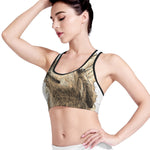 Labrador Retriever And Puppy Print Women's Sports Bra