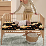 Labrador Retriever Puppy Pattern Print Baby Crib Sheet