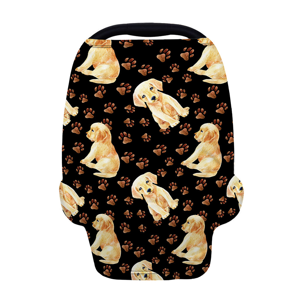 Labrador Retriever Puppy Pattern Print Baby Seat Cover