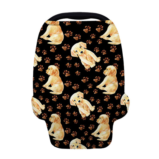 Labrador Retriever Puppy Pattern Print Baby Seat Cover