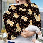 Labrador Retriever Puppy Pattern Print Baby Seat Cover