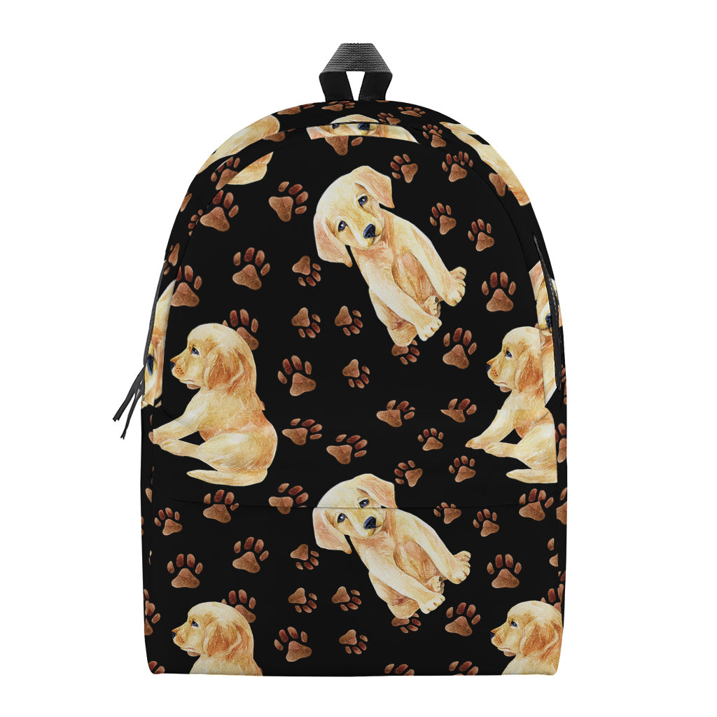 Labrador Retriever Puppy Pattern Print Backpack
