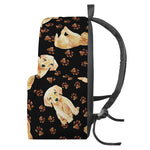 Labrador Retriever Puppy Pattern Print Backpack