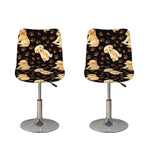 Labrador Retriever Puppy Pattern Print Bar Stool Covers