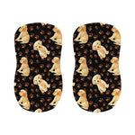 Labrador Retriever Puppy Pattern Print Bar Stool Covers