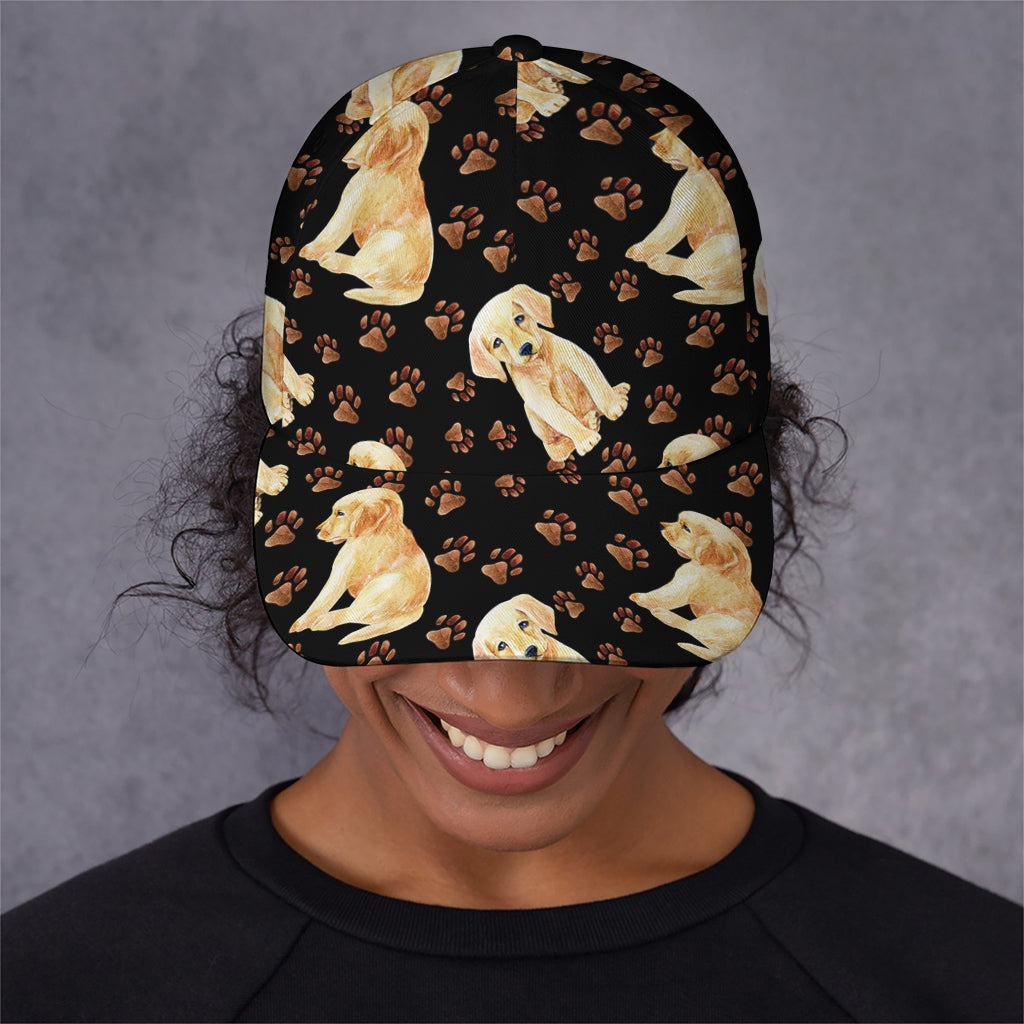 Labrador Retriever Puppy Pattern Print Baseball Cap