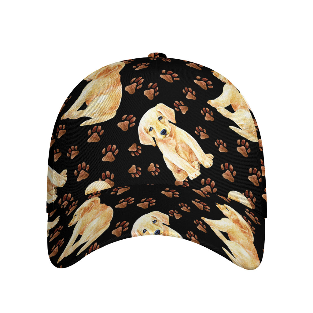 Labrador Retriever Puppy Pattern Print Baseball Cap