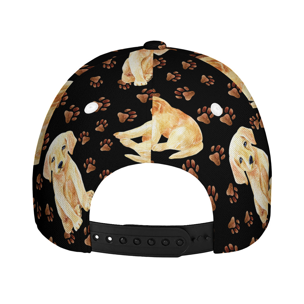 Labrador Retriever Puppy Pattern Print Baseball Cap