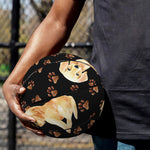 Labrador Retriever Puppy Pattern Print Basketball