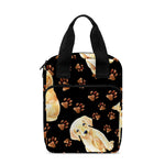 Labrador Retriever Puppy Pattern Print Bible Tote Bag