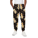 Labrador Retriever Puppy Pattern Print Cotton Pants