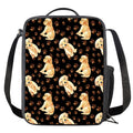 Labrador Retriever Puppy Pattern Print Crossbody Lunch Bag