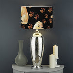 Labrador Retriever Puppy Pattern Print Drum Lamp Shade