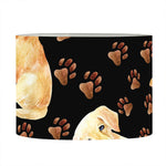 Labrador Retriever Puppy Pattern Print Drum Lamp Shade