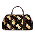 Labrador Retriever Puppy Pattern Print Duffel Bag