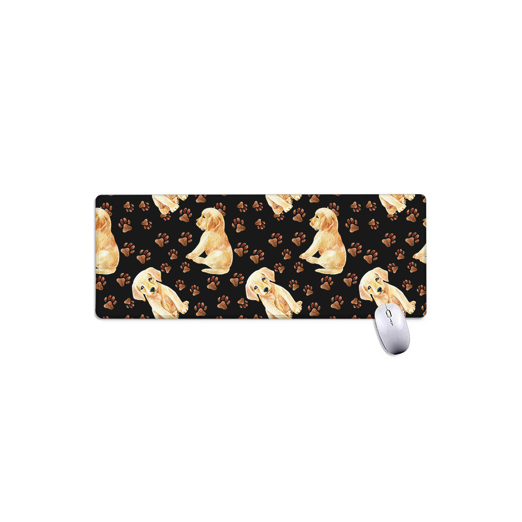 Labrador Retriever Puppy Pattern Print Extended Mouse Pad
