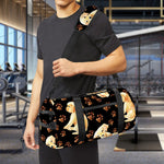Labrador Retriever Puppy Pattern Print Gym Bag