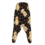 Labrador Retriever Puppy Pattern Print Hammer Pants