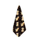 Labrador Retriever Puppy Pattern Print Hand Towel