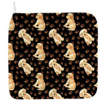 Labrador Retriever Puppy Pattern Print Hand Towel