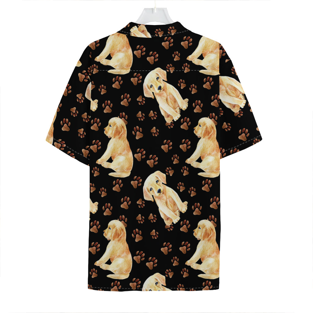 Labrador Retriever Puppy Pattern Print Hawaiian Shirt