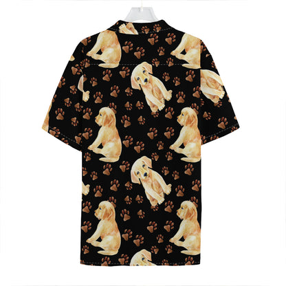 Labrador Retriever Puppy Pattern Print Hawaiian Shirt