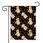 Labrador Retriever Puppy Pattern Print House Flag