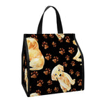 Labrador Retriever Puppy Pattern Print Insulated Lunch Tote