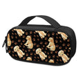 Labrador Retriever Puppy Pattern Print Portable Cooler Travel Case