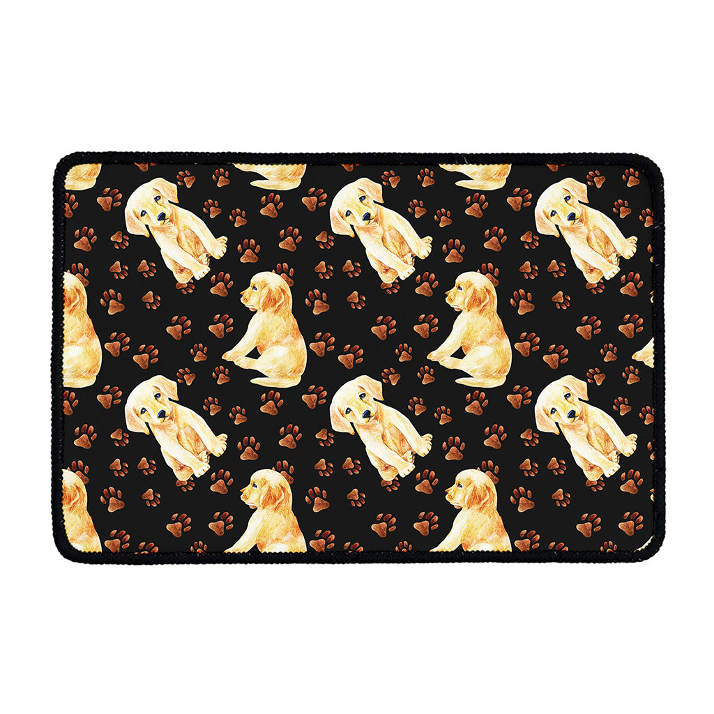 Labrador Retriever Puppy Pattern Print Kitchen Mat