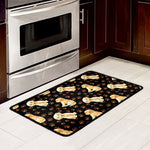 Labrador Retriever Puppy Pattern Print Kitchen Mat