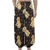 Labrador Retriever Puppy Pattern Print Lantern Pants