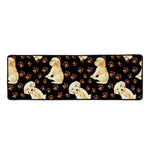 Labrador Retriever Puppy Pattern Print Long Kitchen Mat