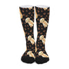 Labrador Retriever Puppy Pattern Print Long Socks