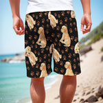 Labrador Retriever Puppy Pattern Print Men's Cargo Shorts