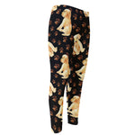 Labrador Retriever Puppy Pattern Print Men's Compression Pants