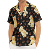 Labrador Retriever Puppy Pattern Print Men's Deep V-Neck Shirt