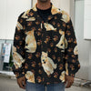 Labrador Retriever Puppy Pattern Print Men's Shirt Jacket