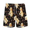 Labrador Retriever Puppy Pattern Print Men's Sports Shorts