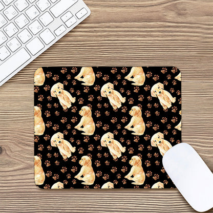 Labrador Retriever Puppy Pattern Print Mouse Pad