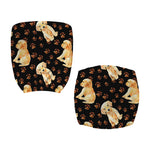 Labrador Retriever Puppy Pattern Print Office Chair Cover
